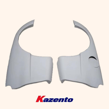 Kazento For Mazda RX7 FD3S RE-GT Kit Fiberglass FRP Unpaint Rear Panel Fender Flares