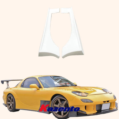 Kazento For Mazda RX7 FD3S RE-GT Style Fiberglass FRP Unpaint Side Skirts Body Kits