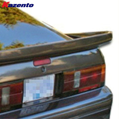 Kazento For Mazda RX7 RX-7 FC FC3S WG Style Rear Trunk Boot Lip Spoiler Wing FRP Unpaint Kazento Carbon Parts 车身侧板 FC3S-RS-W-FRP