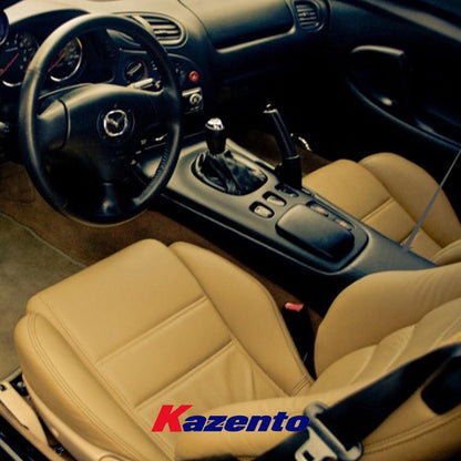 Kazento For Mazda RX7 RX-7 FD FD3S (LHD Only) Carbon Fiber Interior Armrest Cover Panel Kazento Carbon Parts 车身侧板 FD3S-ARM-LHD-CF