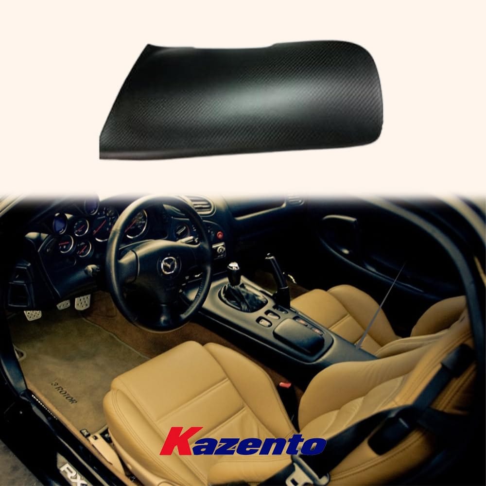 Kazento For Mazda RX7 RX-7 FD FD3S (LHD Only) Matte Carbon Fiber Armrest Cover Panel Kazento Carbon Parts 车身侧板 FD3S-ARM-LHD-MCF