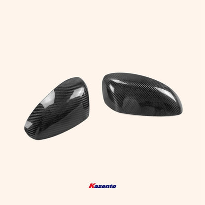 Kazento For Mazda Rx8 Carbon Side Mirror Cover Rearview Mirror Guard Covers Carbon Fiber
