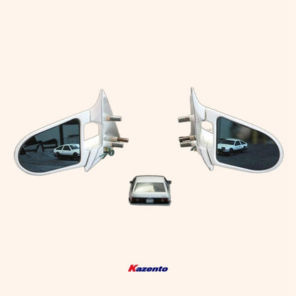 Kazento For Mazda Rx8 Se3P Early Aero Mirror (Left Hand Drive Vehicle) Rearview Mirror Guard Covers Fiber Glass Kazento Carbon Parts 车身侧板 RX8-MC-TI-GND-L-FRP