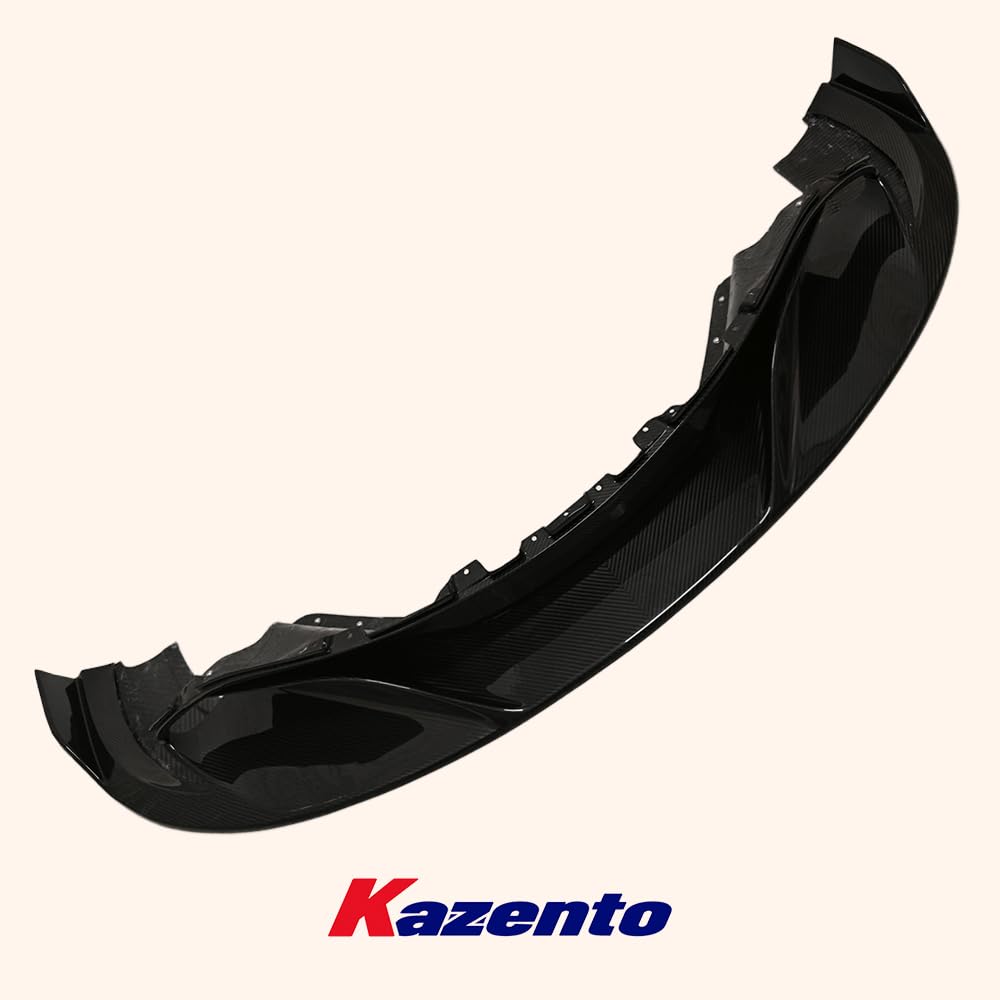 Kazento For Mclaren 2017-2023 Dry Carbon Fiber Front Lip Bumper Bottom Splitter Kazento Carbon Parts 车身侧板 720S-FL-DCF