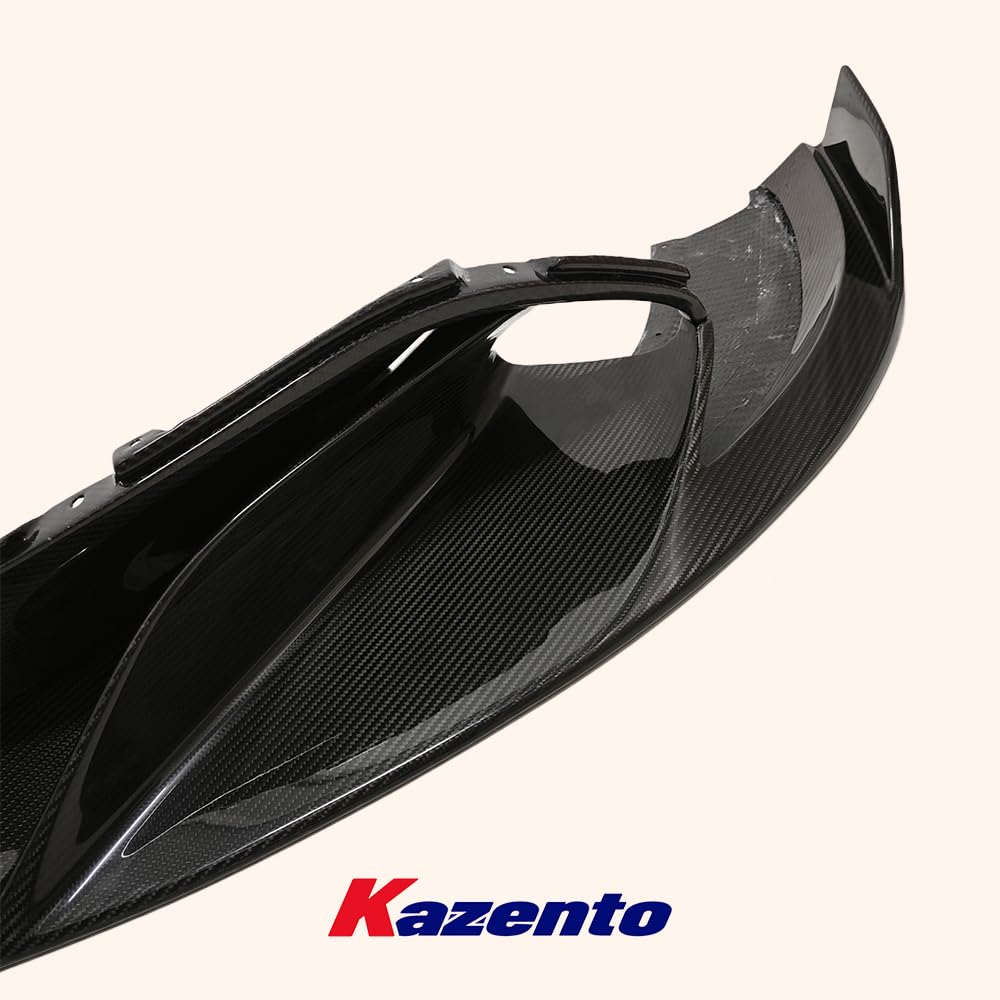 Kazento For Mclaren 2017-2023 Dry Carbon Fiber Front Lip Bumper Bottom Splitter Kazento Carbon Parts 车身侧板 720S-FL-DCF