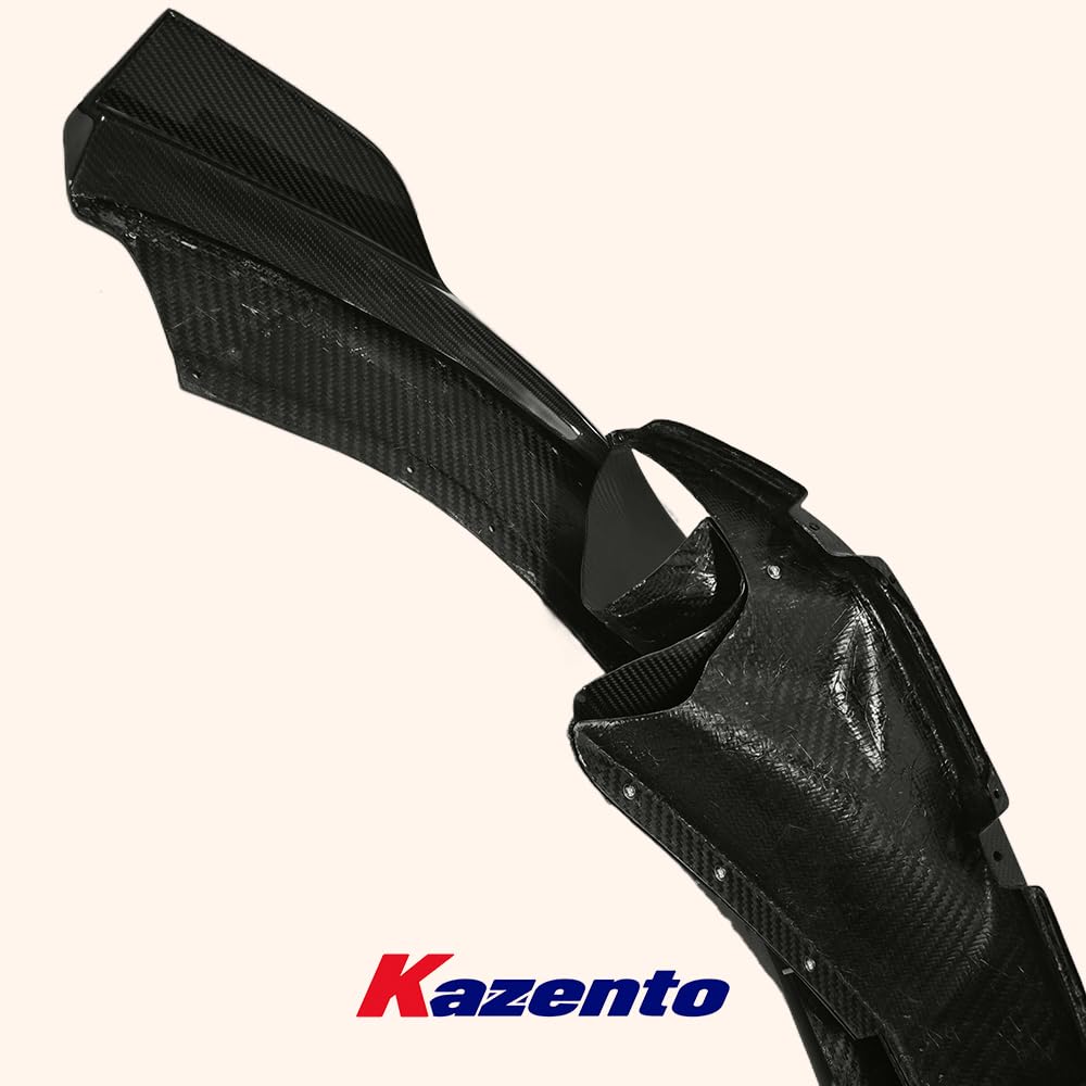 Kazento For Mclaren 2017-2023 Dry Carbon Fiber Front Lip Bumper Bottom Splitter Kazento Carbon Parts 车身侧板 720S-FL-DCF