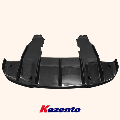 Kazento For Mclaren 2017-2023 Dry Carbon Fiber Rear Bumper Bottom Diffuser Spoiler Lip