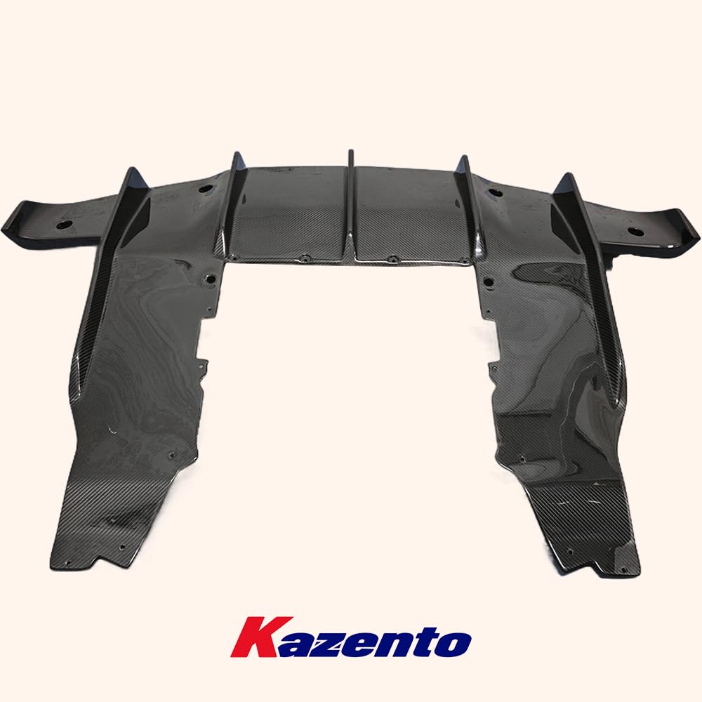 Kazento For Mclaren 2017-2023 Dry Carbon Fiber Rear Bumper Bottom Diffuser Spoiler Lip