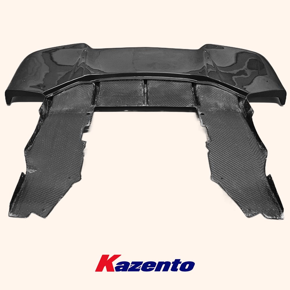 Kazento For Mclaren 2017-2023 Dry Carbon Fiber Rear Bumper Bottom Diffuser Spoiler Lip