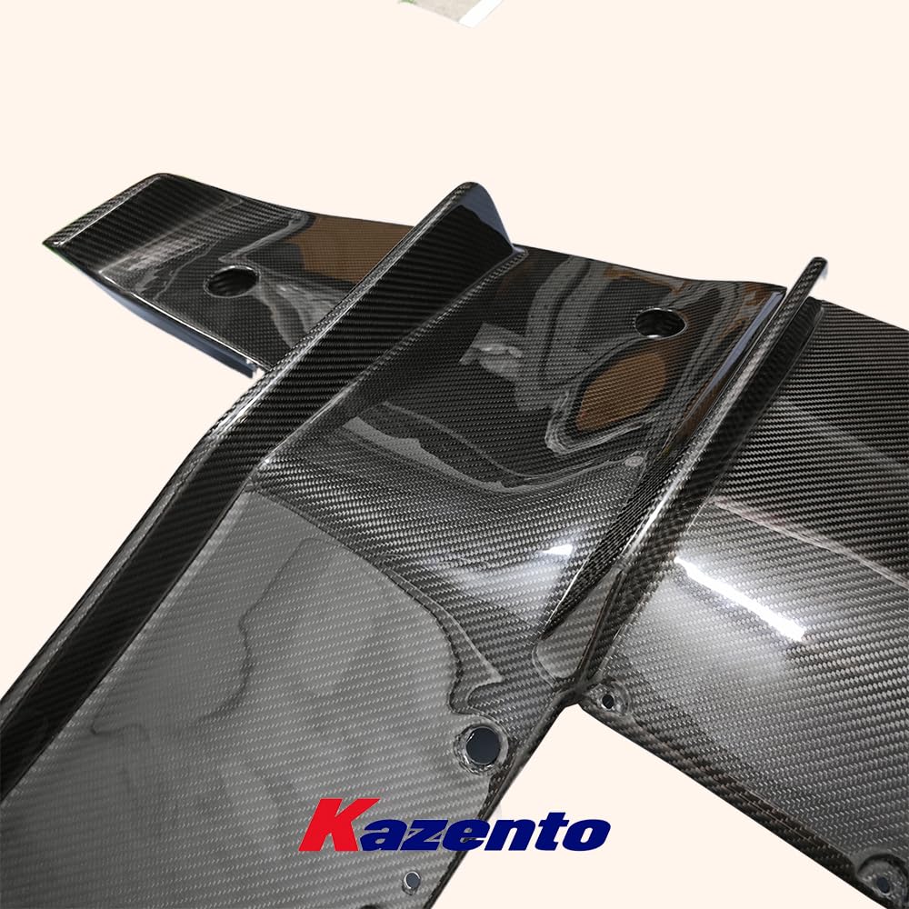 Kazento For Mclaren 2017-2023 Dry Carbon Fiber Rear Bumper Bottom Diffuser Spoiler Lip