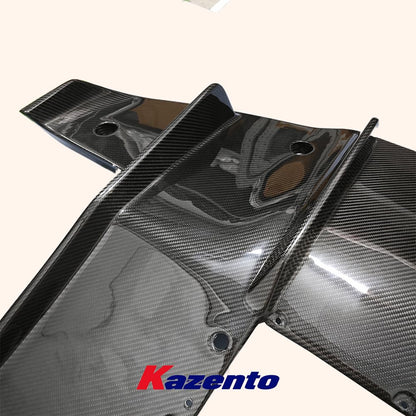 Kazento For Mclaren 2017-2023 Dry Carbon Fiber Rear Bumper Bottom Diffuser Spoiler Lip