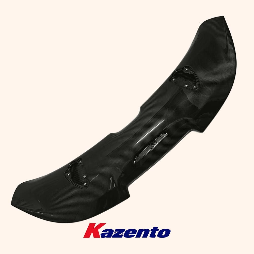 Kazento For Mclaren 2017-2023 Dry Carbon Fiber Rear Trunk Bumper Spoiler Wing Diffuser