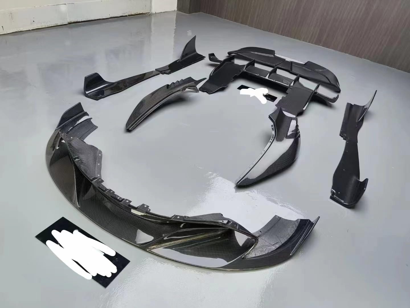 Kazento For Mclaren 2017-2023 Dry Carbon Fiber Rear Trunk Bumper Spoiler Wing Diffuser