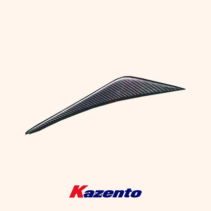 Kazento For Mclaren 720 720S 2017-23 OE Style Dry Carbon Fiber Front Bumper Side Canard