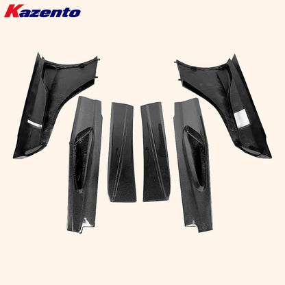 Kazento For Mclaren MP4-12C 2011-14 675LT Style Carbon Fiber Side Skirts 6pcs Kazento Carbon Parts 车身侧板 12C-SS-CF