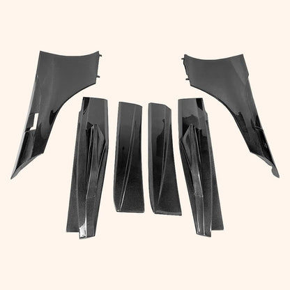 Kazento For Mclaren MP4-12C 2011-14 675LT Style Carbon Fiber Side Skirts 6pcs Kazento Carbon Parts 车身侧板 12C-SS-CF