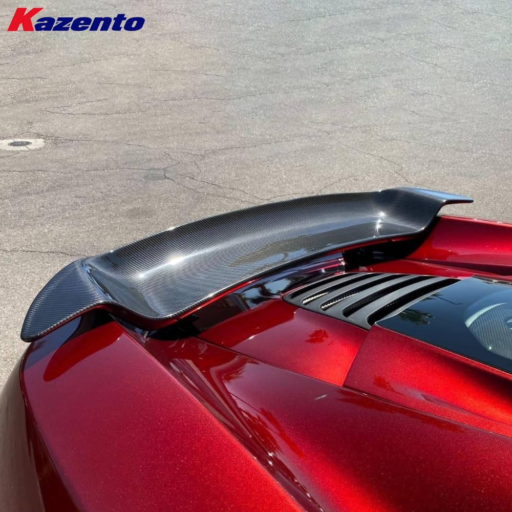 Kazento For Mclaren MP4-12C 2011-14 KZ Style Dry Carbon Fiber Rear Trunk Spoiler Wing Kazento Carbon Parts 车身侧板 12C-RS-DCF