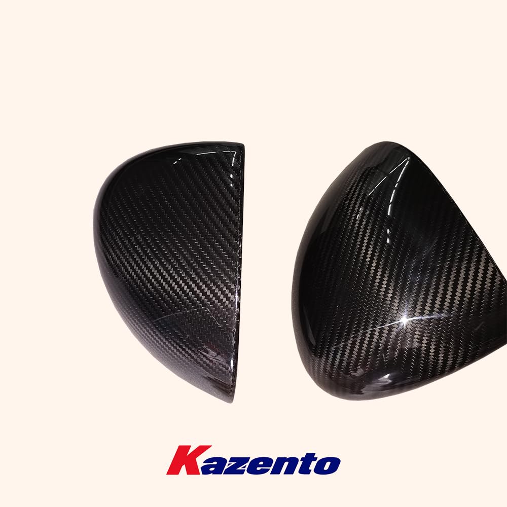 Kazento For Mclaren720 720S 2017-23 OE Style Dry Carbon Fiber Mirror Cover Replacement