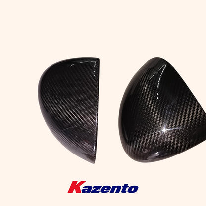 Kazento For Mclaren720 720S 2017-23 OE Style Dry Carbon Fiber Mirror Cover Replacement