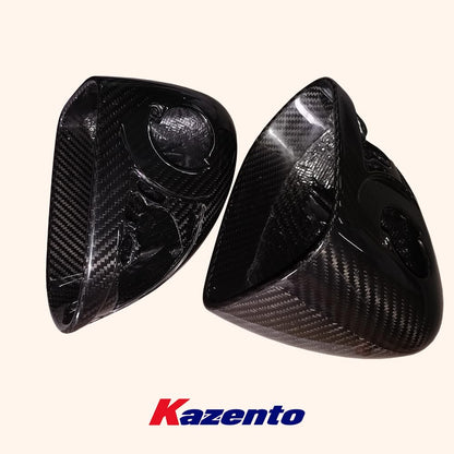 Kazento For Mclaren720 720S 2017-23 OE Style Dry Carbon Fiber Mirror Cover Replacement