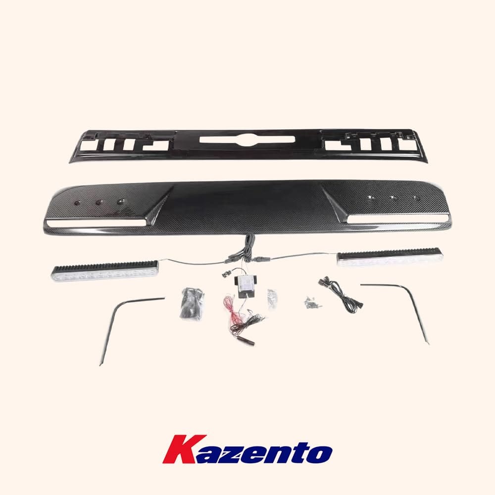 Kazento For Mercedes Benz G63 W464 AMG G500 Brabs Dry Carbon Fiber Roof LED Light Bar Kazento Carbon Parts 车身侧板 G63-RFSL-DCF