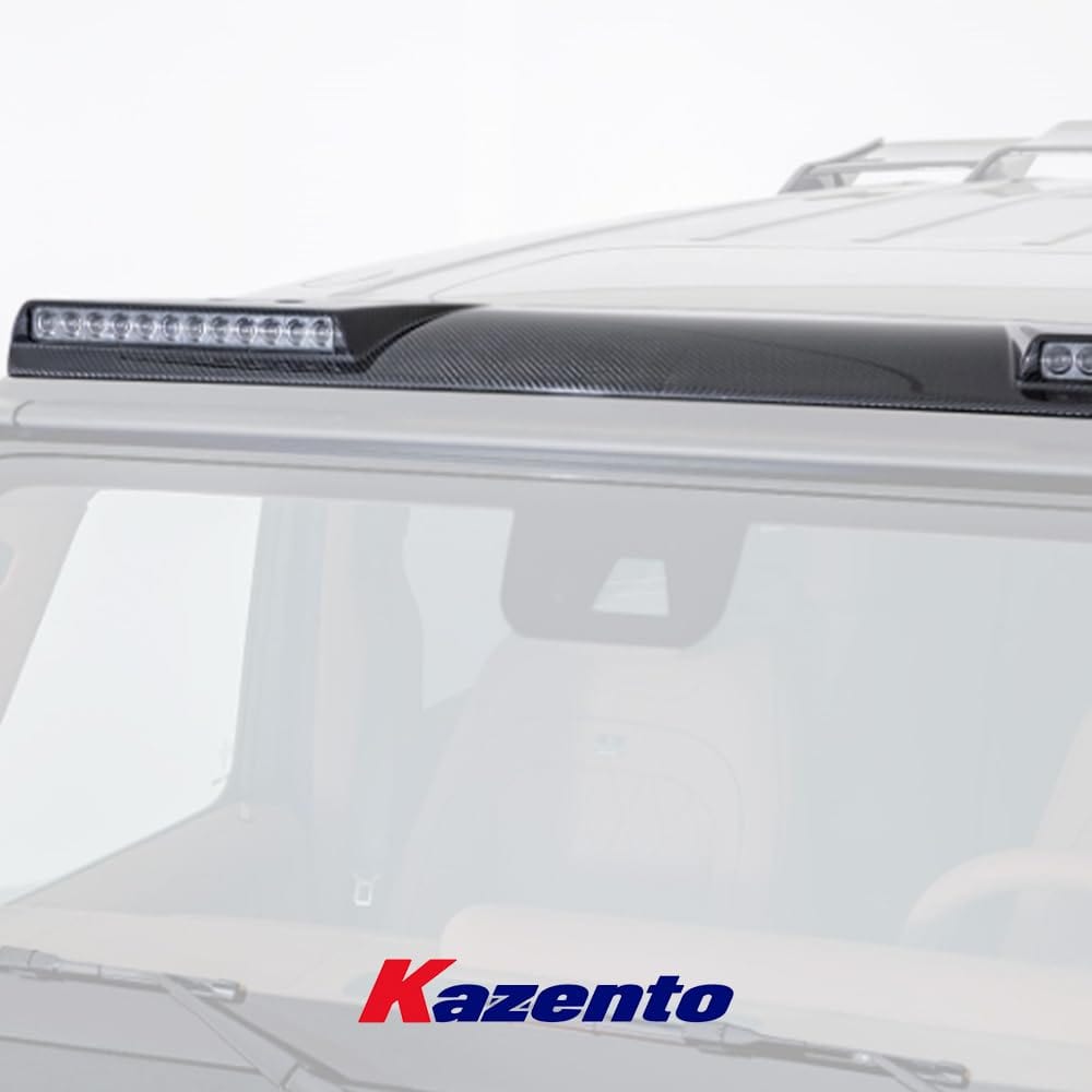 Kazento For Mercedes Benz G63 W464 AMG G500 Brabs Dry Carbon Fiber Roof LED Light Bar Kazento Carbon Parts 车身侧板 G63-RFSL-DCF