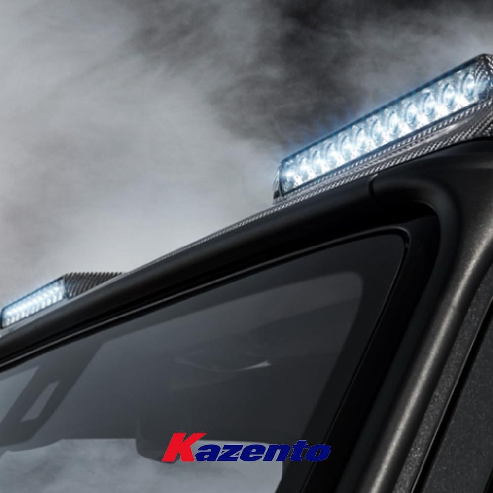 Kazento For Mercedes Benz G63 W464 AMG G500 Brabs Dry Carbon Fiber Roof LED Light Bar Kazento Carbon Parts 车身侧板 G63-RFSL-DCF