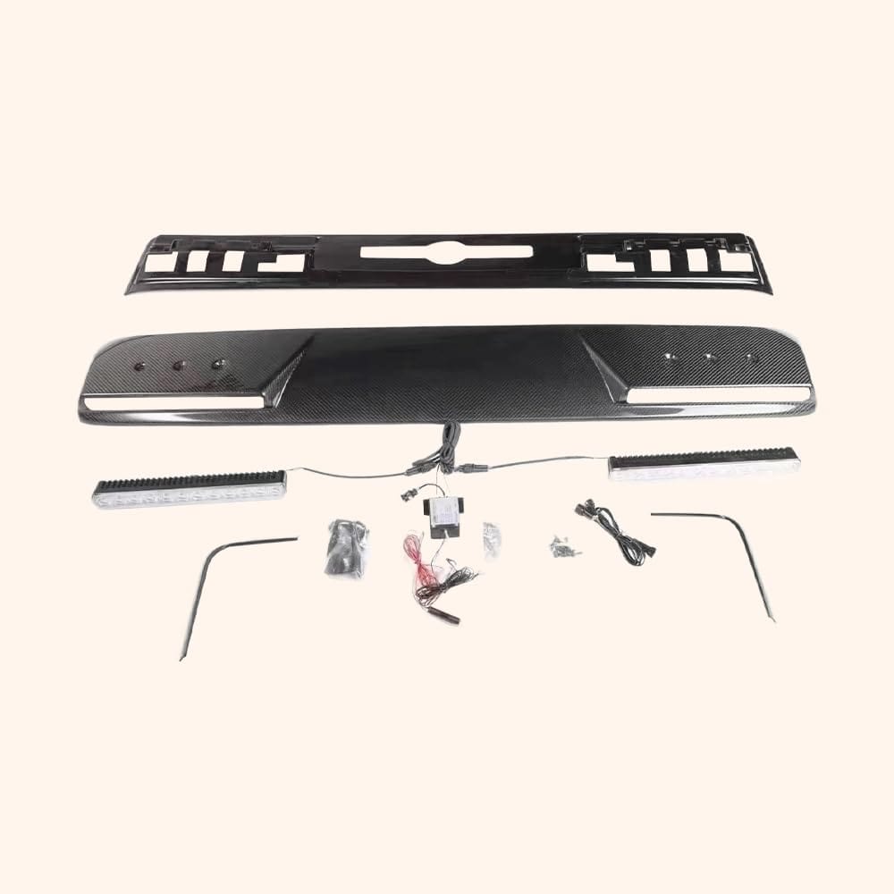 Kazento For Mercedes Benz G63 W464 AMG G500 Brabs Dry Carbon Fiber Roof LED Light Bar Kazento Carbon Parts 车身侧板 G63-RFSL-DCF