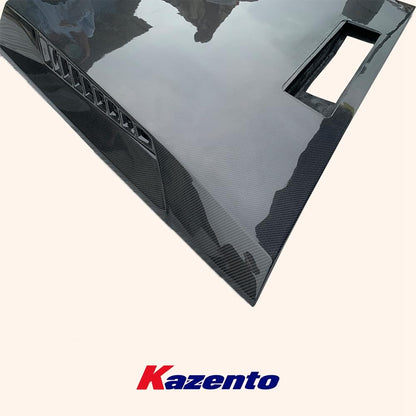 Kazento For Mercedes Benz W463 G900 G63 2019+ Carbon Fiber Vented Cooling Hood Bonnet Kazento Carbon Parts 引擎盖 G463-HOOD-KZ-CF