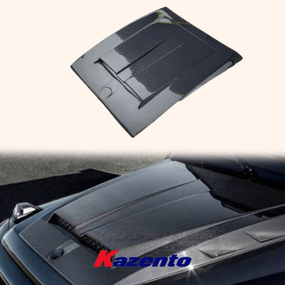 Kazento For Mercedes Benz W463 G900 G63 2019+ Carbon Vented Cooling Hood Attachment
