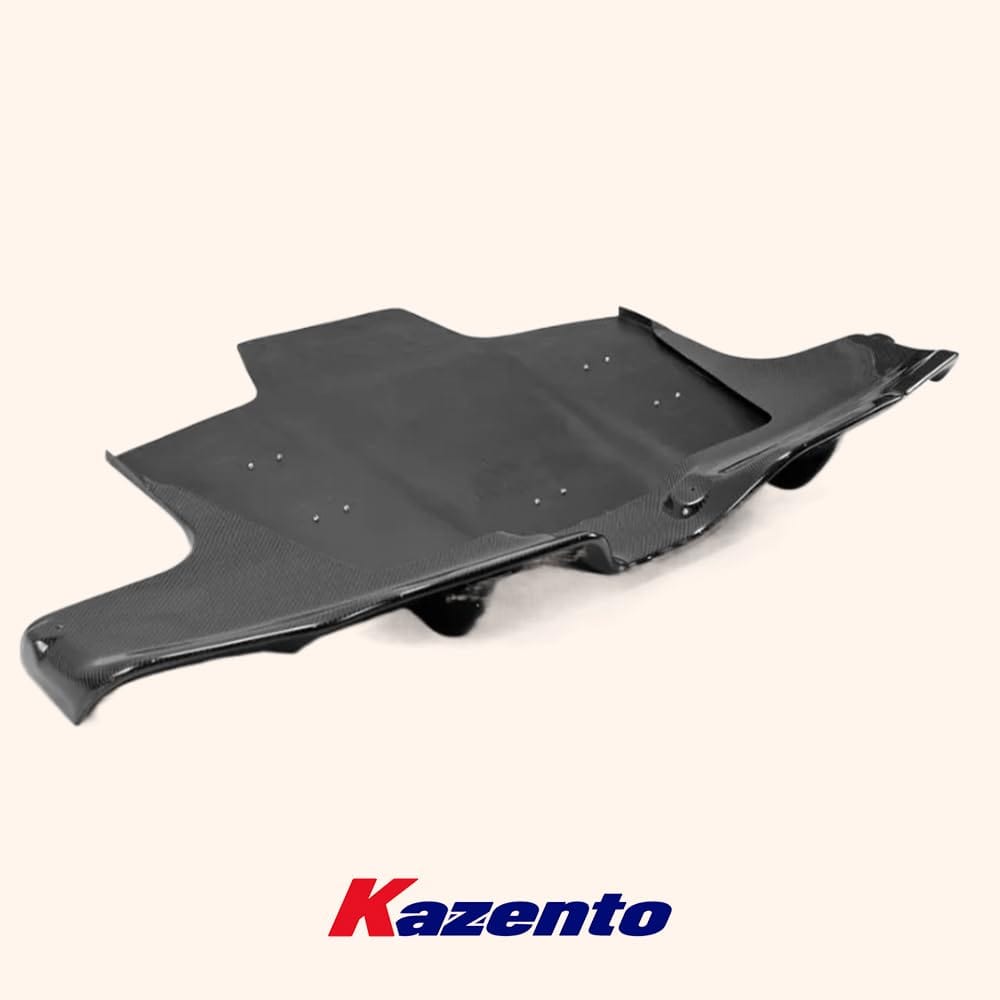 Kazento For Mini Cooper F56 Carbon AD Style Rear Bumper Under Diffuser Lip Spoiler