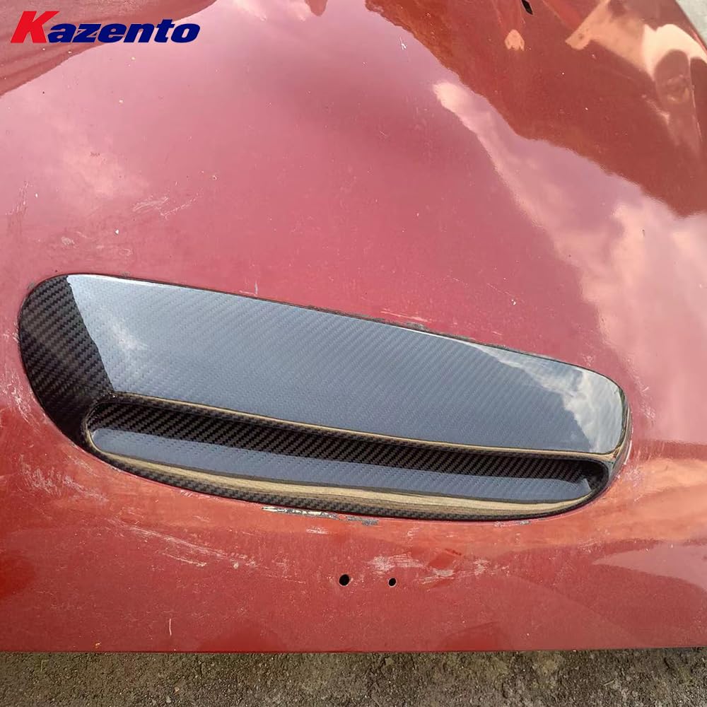 Kazento For Mini Cooper F56 Carbon Fiber DS Style Hood Bonnet Scoop Air Vent Cover