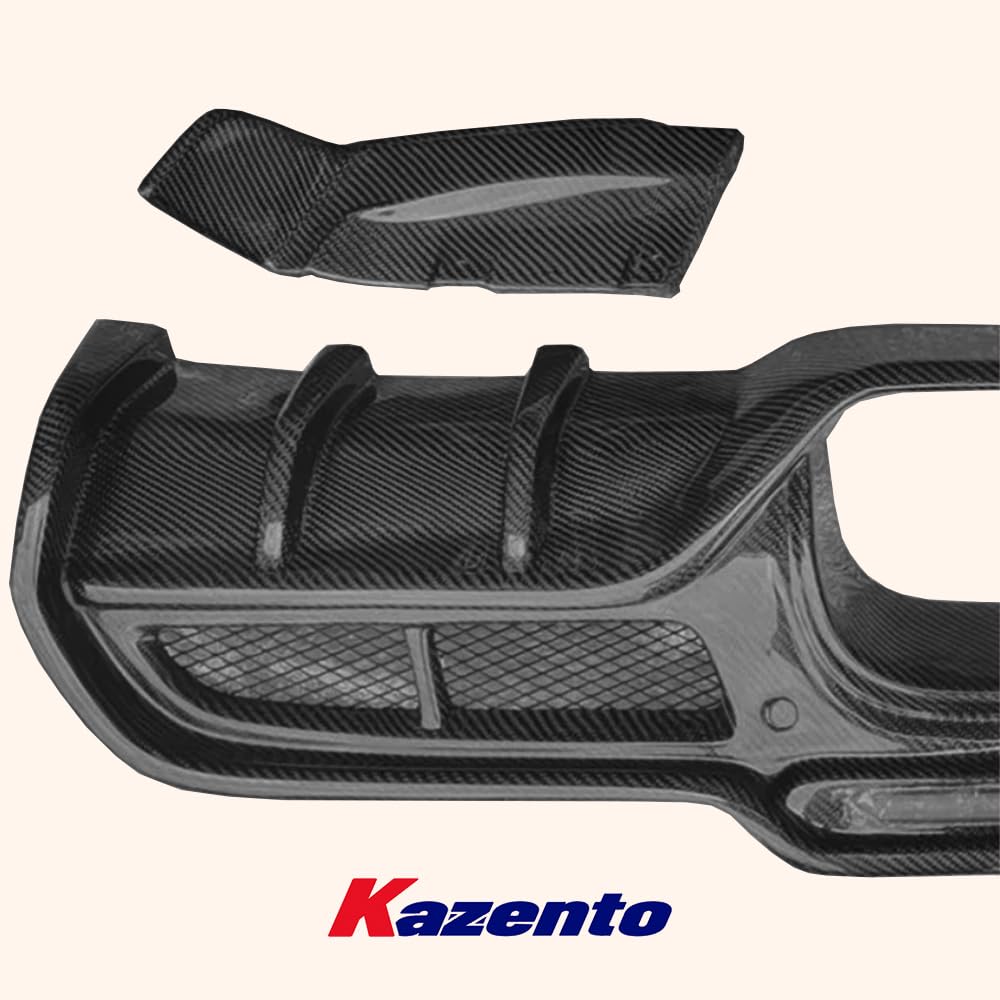 Kazento For Mini Cooper F56 Carbon Fiber GC Style Rear Bumper Trunk Diffuser Lip