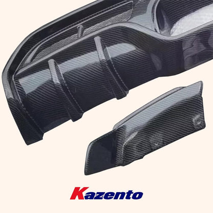 Kazento For Mini Cooper F56 Carbon Fiber GC Style Rear Bumper Trunk Diffuser Lip