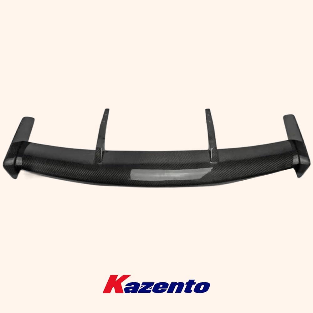 Kazento For Mini Cooper F56 Carbon Fiber RK Style Rear Trunk Bumper Spoiler Roof Wing