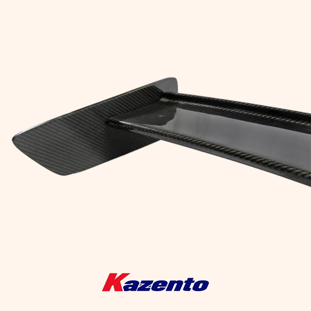 Kazento For Mini Cooper F56 Carbon Fiber RK Style Rear Trunk Bumper Spoiler Roof Wing
