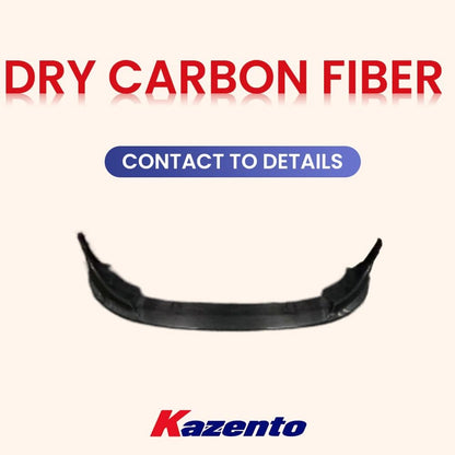 Kazento For Mini Cooper F56 Dry Carbon Fiber 3D Style Front Bumper Under Diffuser Lip