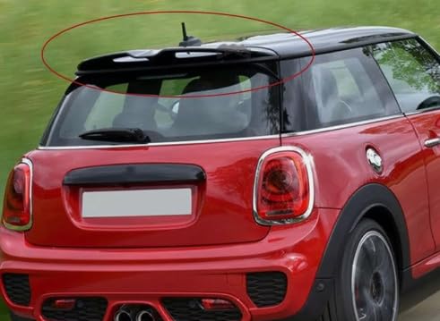 Kazento For Mini Cooper F56 Dry Carbon Fiber ADL Style Rear Trunk Roof Spoiler Wing Kit