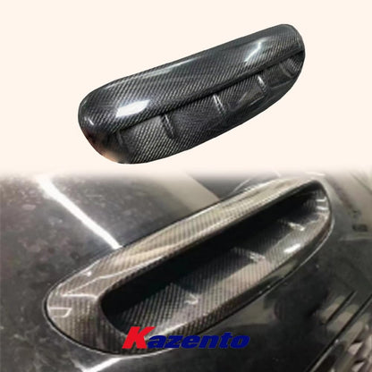 Kazento For Mini Cooper F56 Dry Carbon Fiber BS Style Hood Bonnet Scoop Air Vent Cover