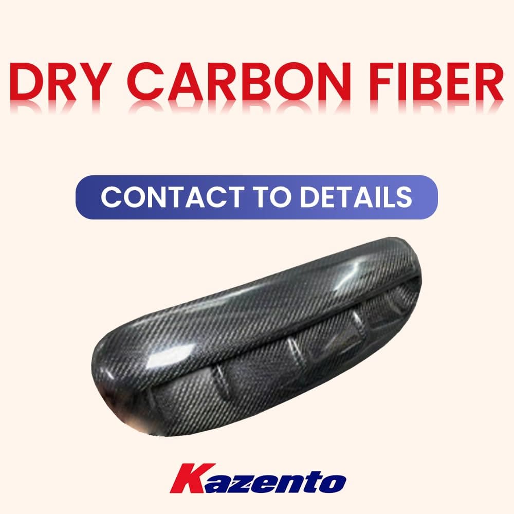 Kazento For Mini Cooper F56 Dry Carbon Fiber BS Style Hood Bonnet Scoop Air Vent Cover