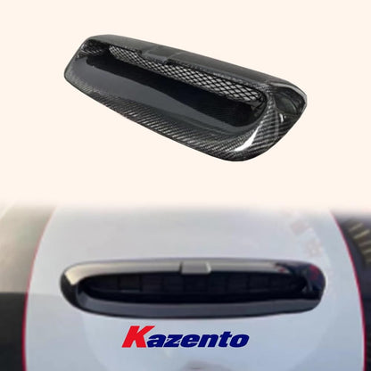 Kazento For Mini Cooper F56 Dry Carbon Fiber CS Style Hood Bonnet Scoop Air Vent Cover