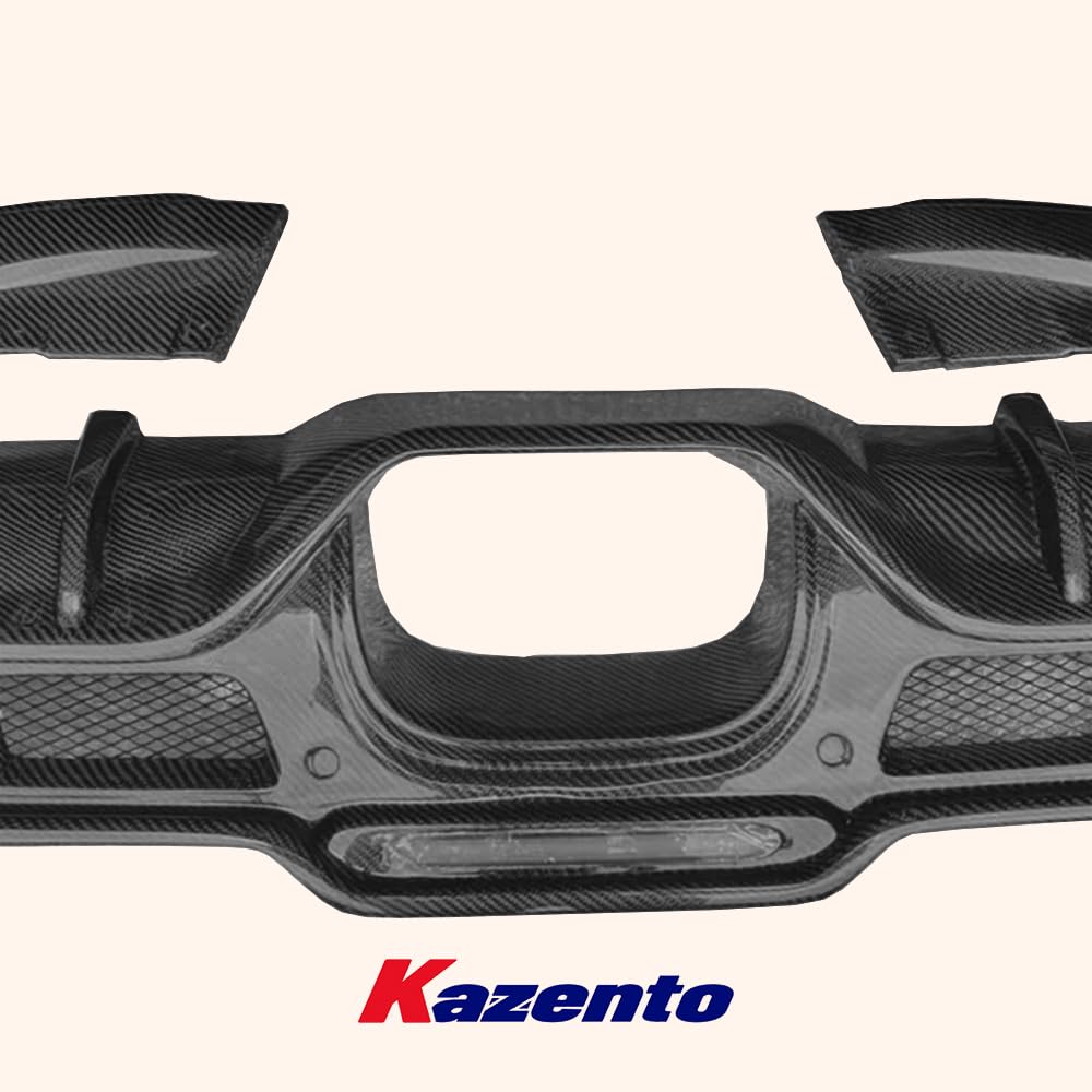 Kazento For Mini Cooper F56 Dry Carbon Fiber GC Style Rear Bumper Trunk Diffuser Lip Kazento Carbon Parts 车身侧板 F56-RL-GC-DCF