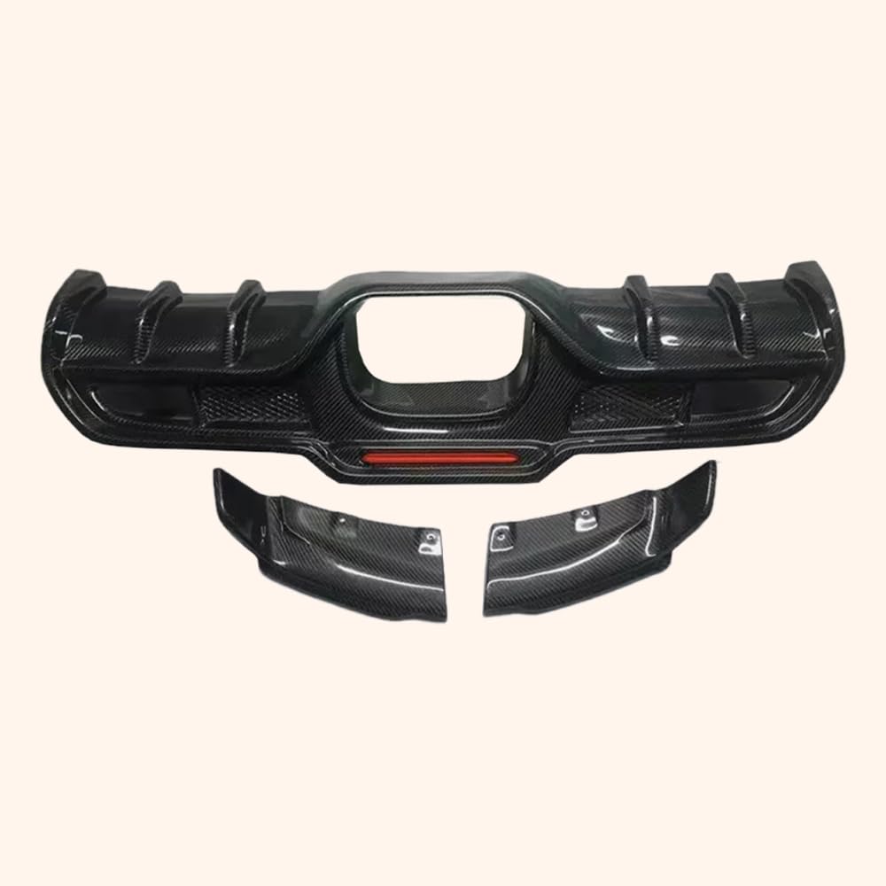 Kazento For Mini Cooper F56 Dry Carbon Fiber GC Style Rear Bumper Trunk Diffuser Lip Kazento Carbon Parts 车身侧板 F56-RL-GC-DCF