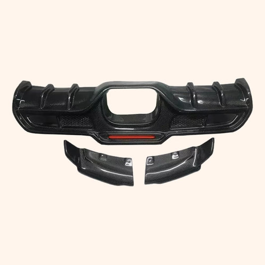 Kazento For Mini Cooper F56 Dry Carbon Fiber GC Style Rear Bumper Trunk Diffuser Lip Kazento Carbon Parts 车身侧板 F56-RL-GC-DCF