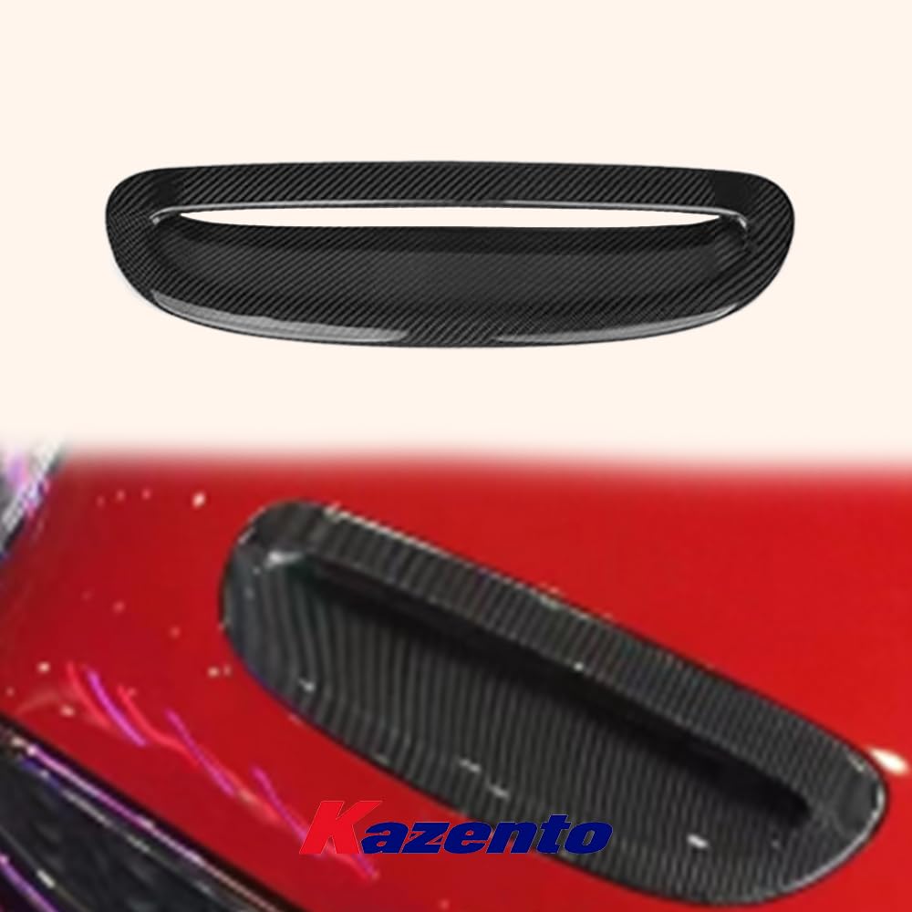Kazento For Mini Cooper F56 Dry Carbon Fiber OE Style Hood Bonnet Scoop Air Vent Cover Kazento Carbon Parts 车身侧板 F56-HV-OE-DCF