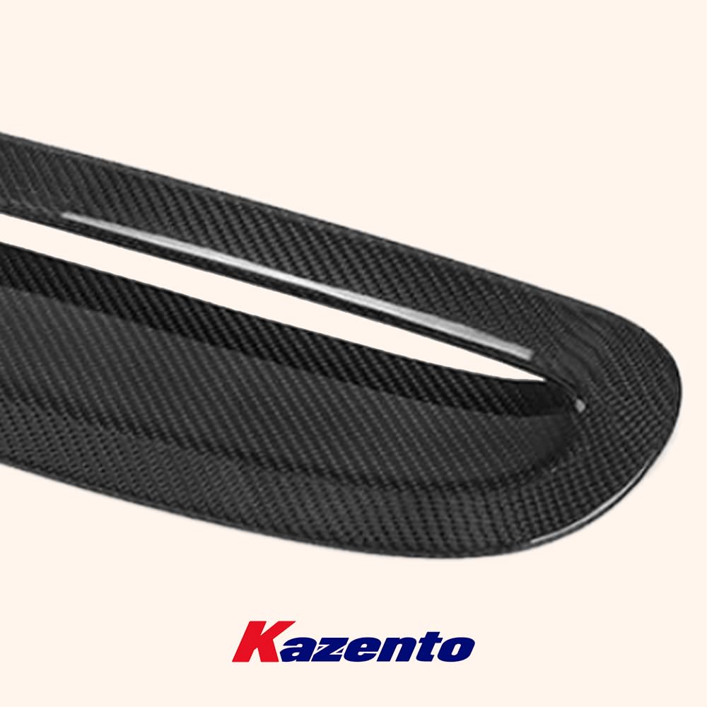 Kazento For Mini Cooper F56 Dry Carbon Fiber OE Style Hood Bonnet Scoop Air Vent Cover