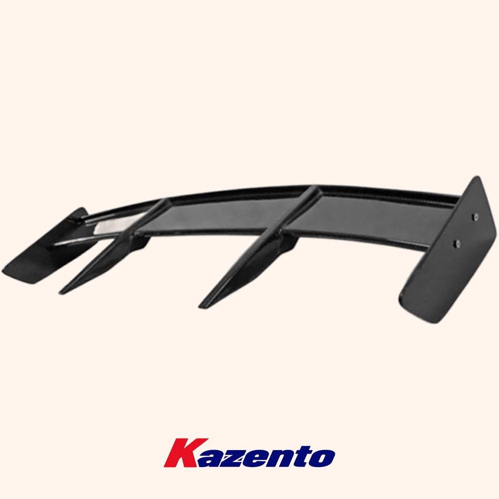 Kazento For Mini Cooper F56 Dry Carbon RK Style Rear Trunk Bumper Spoiler Roof Wing