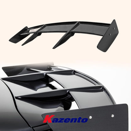 Kazento For Mini Cooper F56 Dry Carbon RK Style Rear Trunk Bumper Spoiler Roof Wing