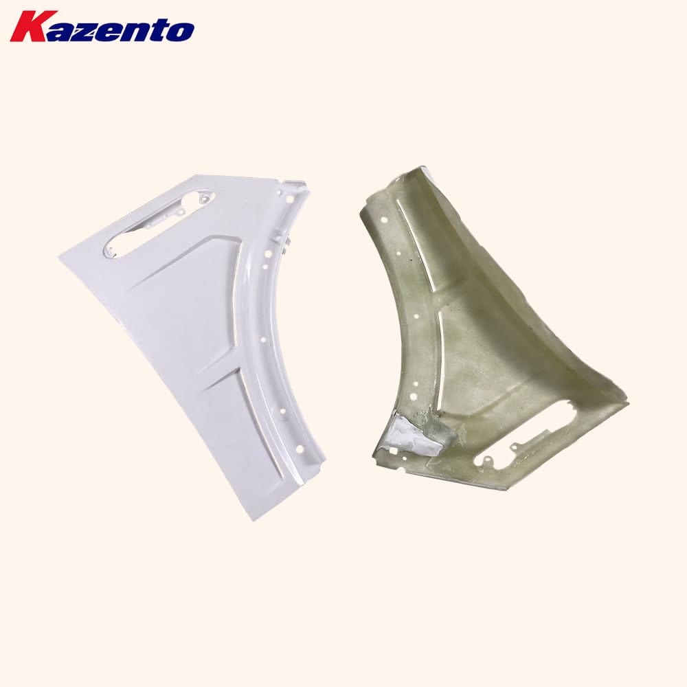 Kazento For Mini Cooper R50 R52 R53 S 02-06 EPA Type Front Vented Fender Fiberglass Kazento Carbon Parts 车身侧板 R53-FF-EPA2-FRP