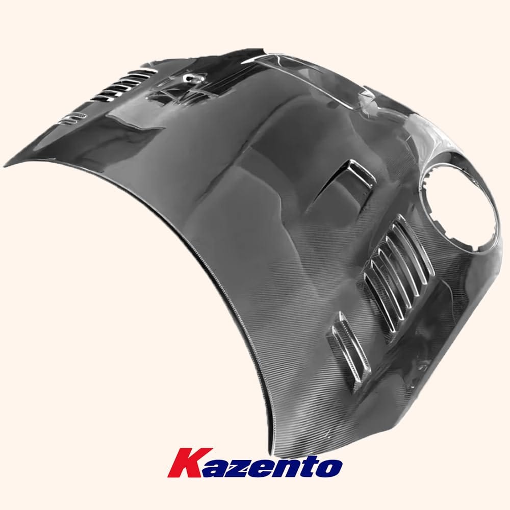 Kazento For Mini F56 Cooper Dry Carbon Fiber AG Style Vented Front Bumper Bonnet Hood